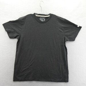 Homefield Shirt Mens Extra Large Charcoal Gray Heather Cotton Blend Short Sleeve
